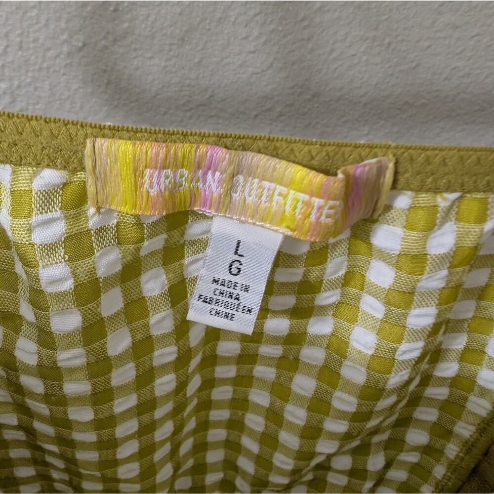 Urban Outfitters Mini Dress Felicity Eyelet Underwired Gingham Dress - Picture 7 of 8